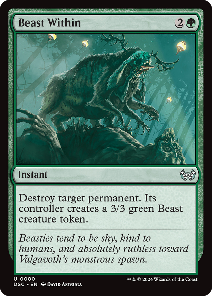 Image of Beast Within (DSC-080) - Duskmourn: House of Horror Commander