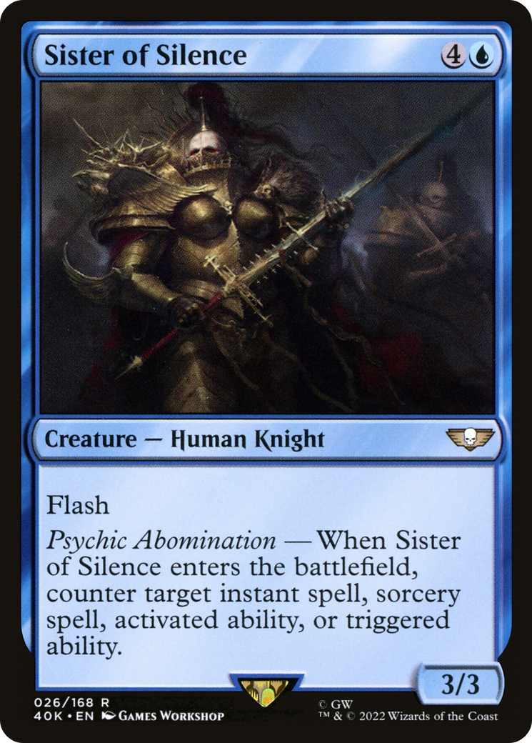 Image of Sister of Silence (40K-026) - Warhammer 40,000 Commander