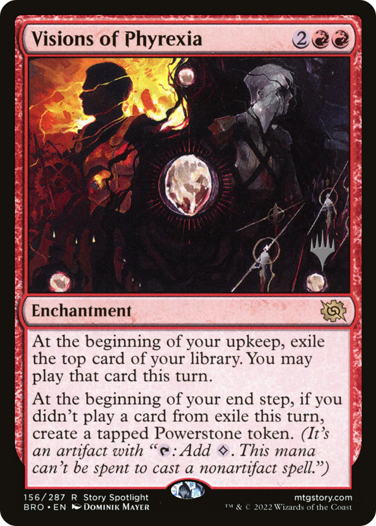 Image of Visions of Phyrexia (PPBRO-156) - The Brothers' War Promos Foil