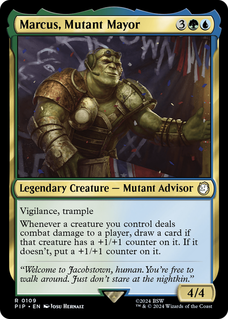 Image of Marcus, Mutant Mayor (PIP-109) - Fallout