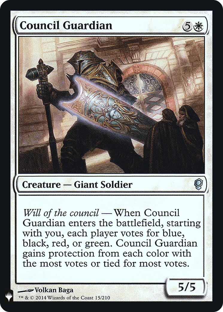Image of Council Guardian (LIST-015) - The List Foil