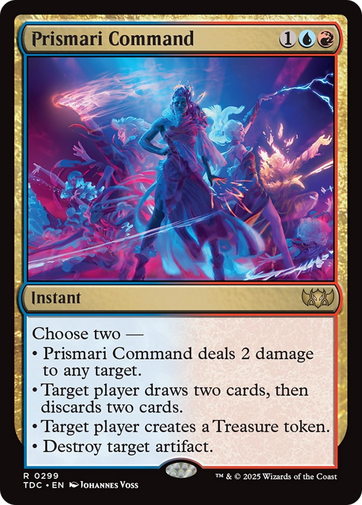 Image of Prismari Command (TDC-299) - Commander: Tarkir: Dragonstorm