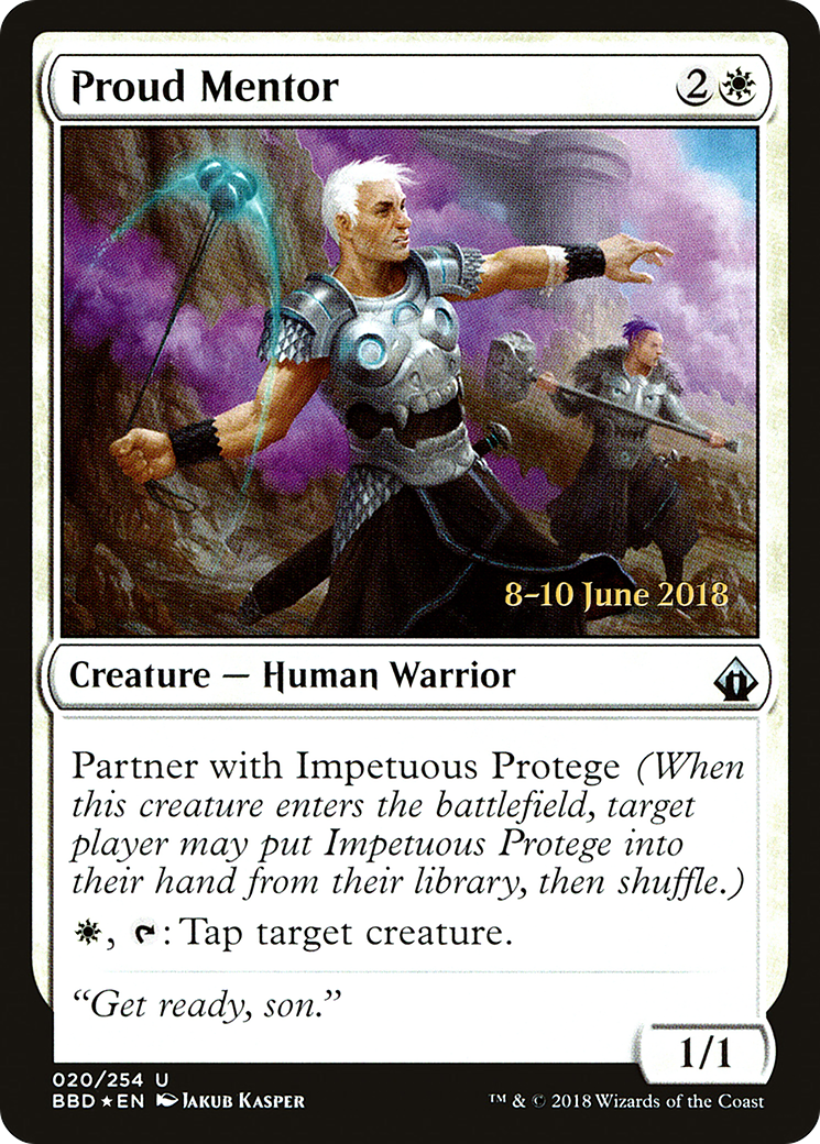 Image of Proud Mentor (LARP-20S) - Battlebond Promos Foil