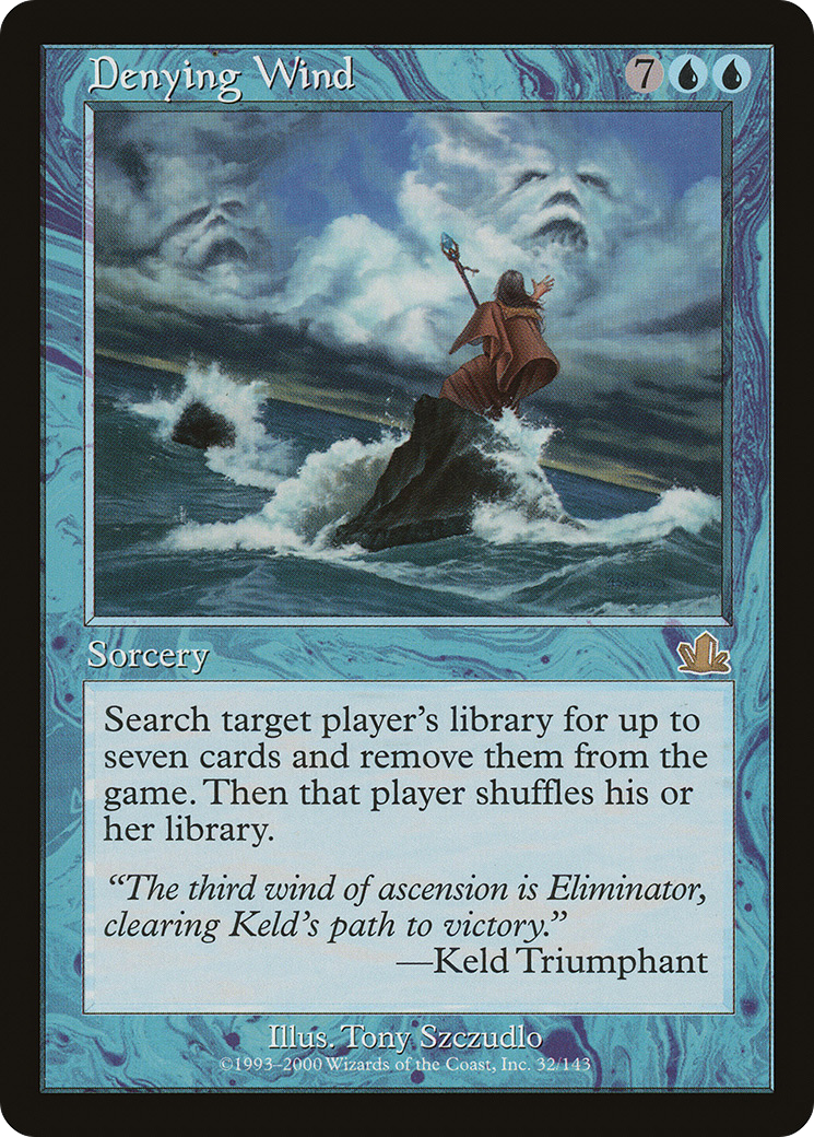 Image of Denying Wind (PCY-032) - Prophecy Foil