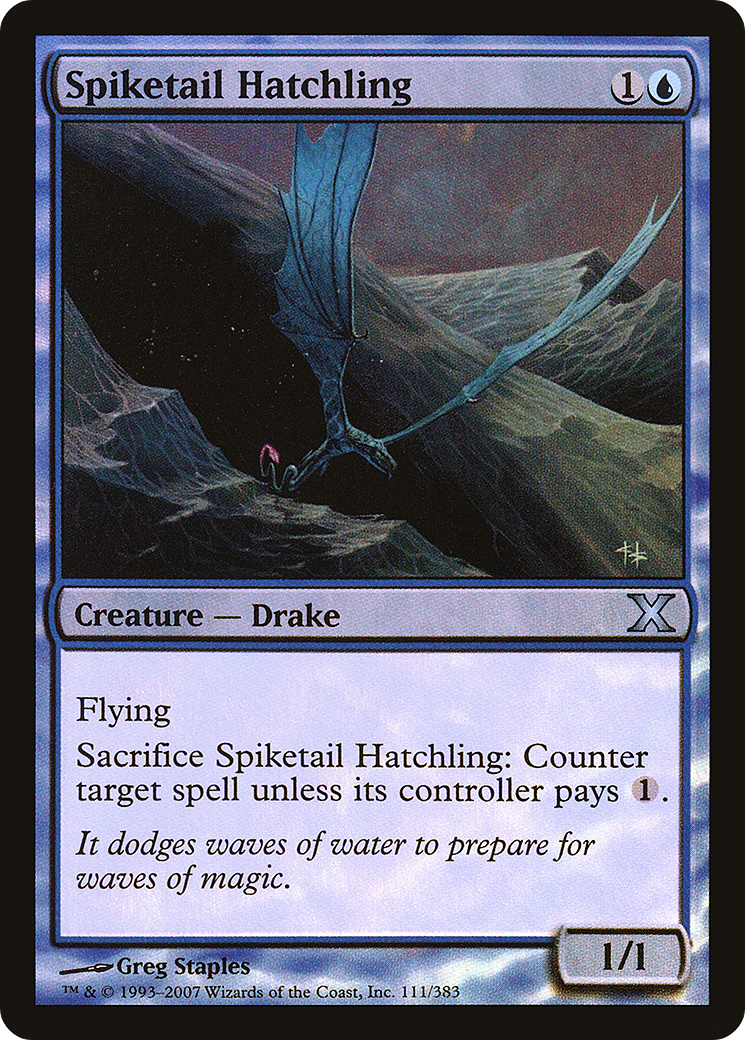 Image of Spiketail Hatchling (10E-111★) - Tenth Edition Foil