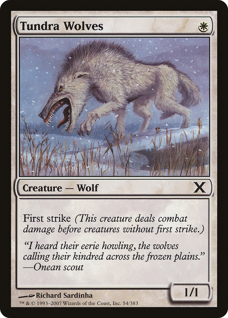 Image of Tundra Wolves (10E-054) - Tenth Edition