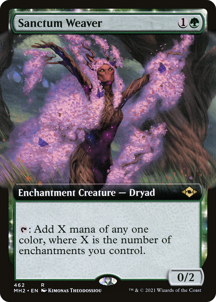 Image of Sanctum Weaver (Extended Art) (MH2-462) - Modern Horizons 2: (Extended Art, enchantment)
