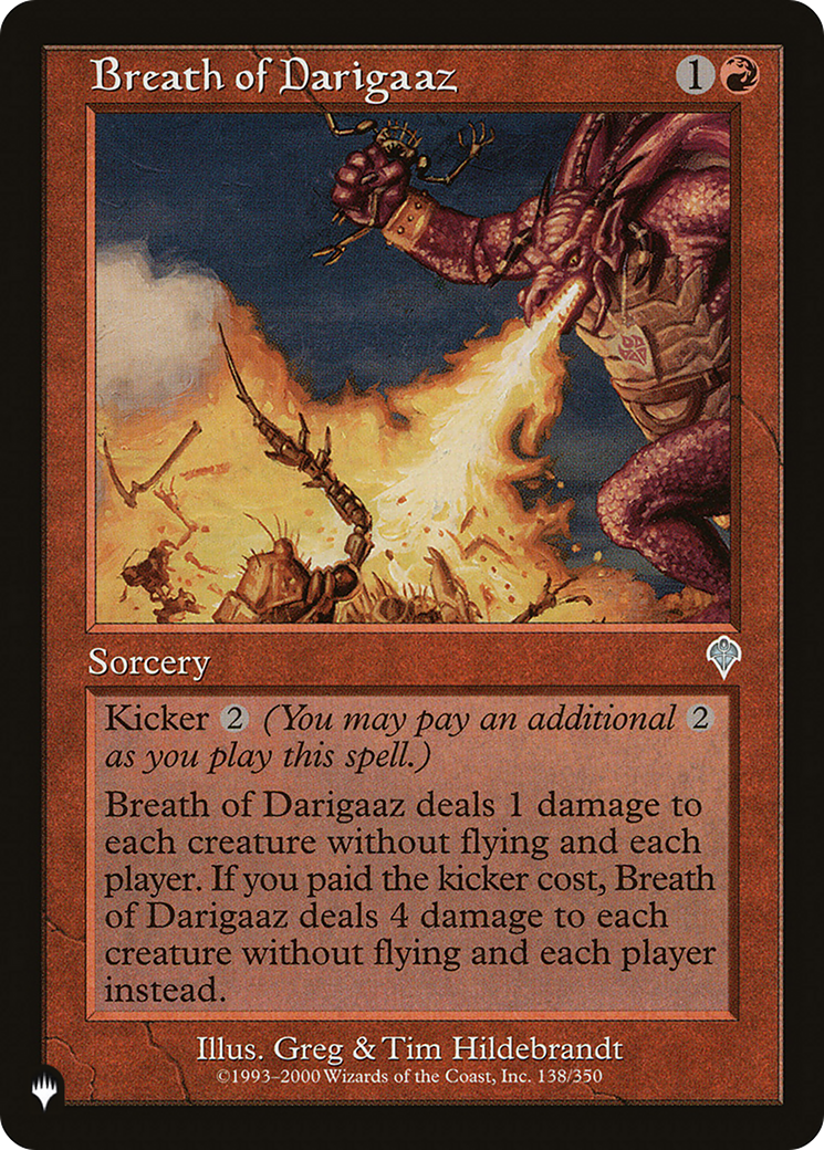 Image of Breath of Darigaaz (LIST-INV-138) - The List