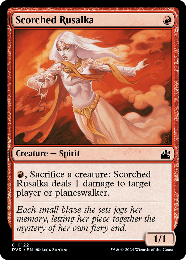 Image of Scorched Rusalka (RVR-122) - Ravnica Remastered