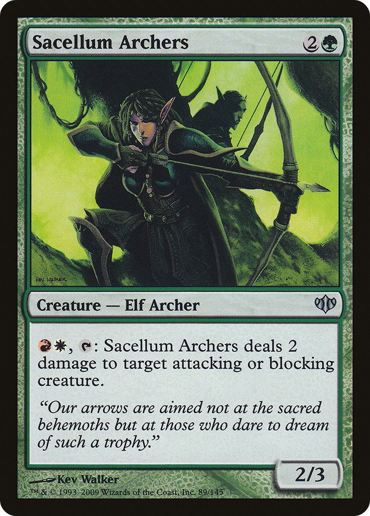Image of Sacellum Archers (CON-089) - Conflux Foil