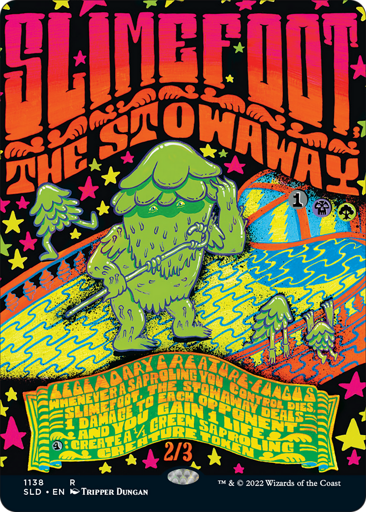 Image of Slimefoot, the Stowaway (SLD-1138) - Secret Lair Drop (Borderless)