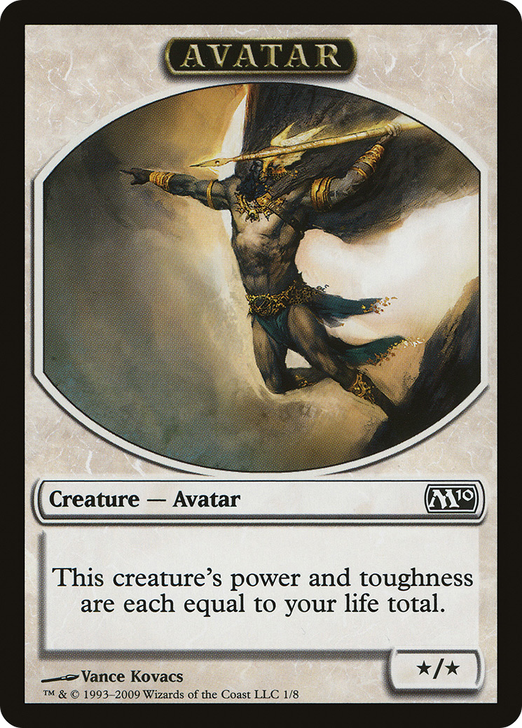 Image of Avatar Token (M10-001) - Magic 2010 Tokens