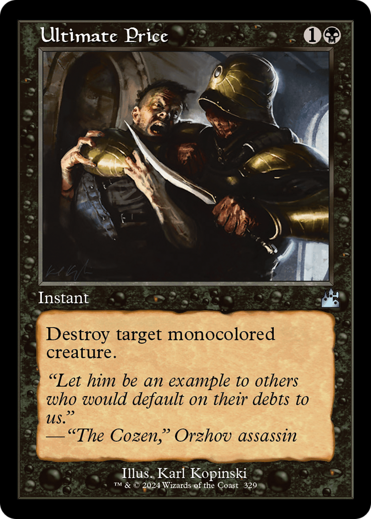 Image of Ultimate Price (Retro Frame) (RVR-329) - Ravnica Remastered