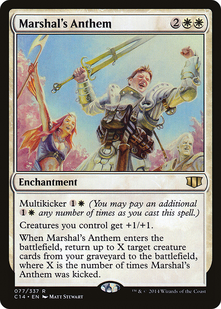 Image of Marshal's Anthem (C14-077) - Commander 2014