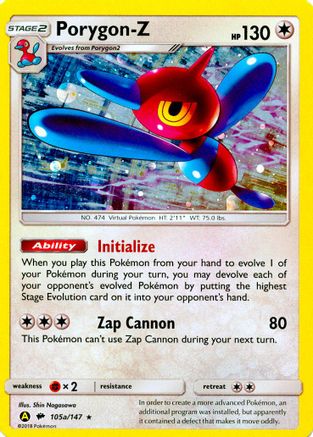 Image of Porygon 105a/147  - Holofoil Alternate Art Promos - Promo
