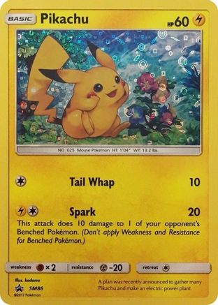 Image of Pikachu SM86  - Holofoil Miscellaneous Cards & Products - Promo