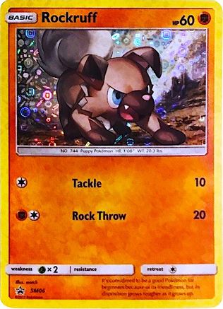 Image of Rockruff SM06  - Holofoil Miscellaneous Cards & Products - Promo