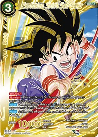 Image of Explosive Spirit Son Goku (SPR) (BT3-088) - Cross Worlds