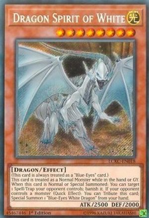 Image of Dragon Spirit of White (LCKC-EN018) - Legendary Collection Kaiba 1st Edition