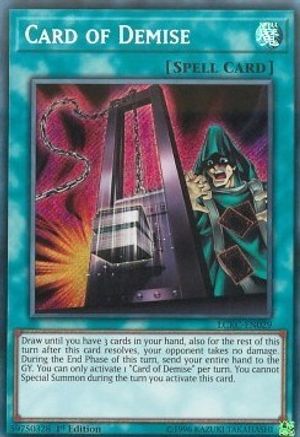 Image of Card of Demise (LCKC-EN029) - Legendary Collection Kaiba Unlimited