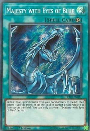 Image of Majesty with Eyes of Blue (LCKC-EN031) - Legendary Collection Kaiba 1st Edition