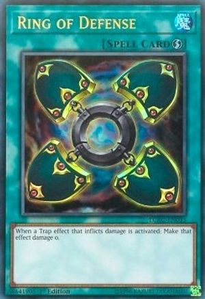 Image of Ring of Defense (LCKC-EN033) - Legendary Collection Kaiba 1st Edition