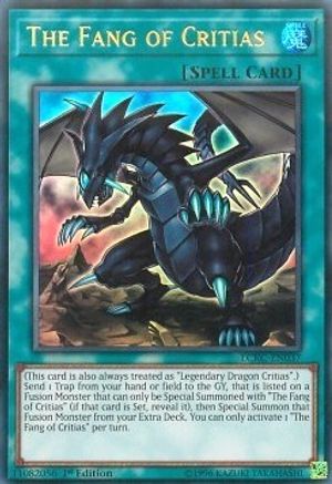 Image of The Fang of Critias (LCKC-EN037) - Legendary Collection Kaiba 1st Edition