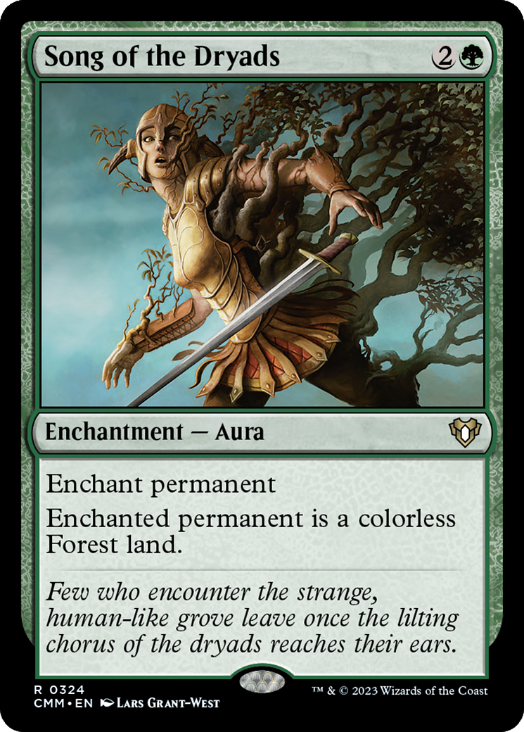 Image of Song of the Dryads (CMM-324) - Commander Masters