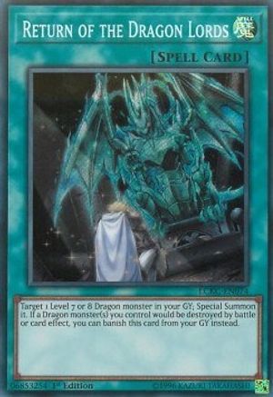 Image of Return of the Dragon Lords (LCKC-EN074) - Legendary Collection Kaiba 1st Edition