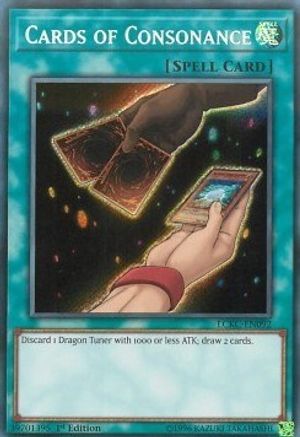 Image of Cards of Consonance (LCKC-EN092) - Legendary Collection Kaiba 1st Edition