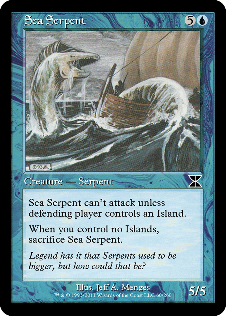 Image of Sea Serpent (ME4-060) - Masters Edition IV Foil