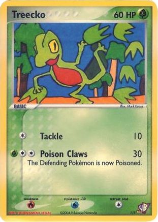 Image of Treecko 001/5  Kids WB Promos - Promo