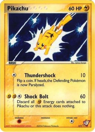Image of Pikachu 005/5  Kids WB Promos - Promo