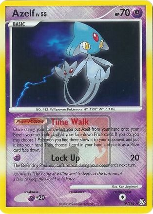 Image of Azelf 019/146  - Reverse Holofoil League & Championship Cards - Promo