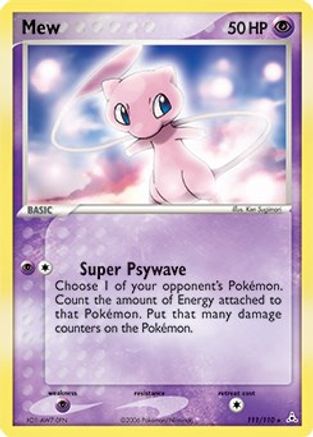 Image of Mew 111/110  Miscellaneous Cards & Products - Promo