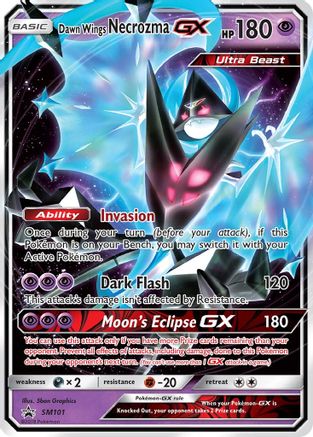 Image of Dawn Wings Necrozma GX SM101  - Holofoil SM Promos - Promo
