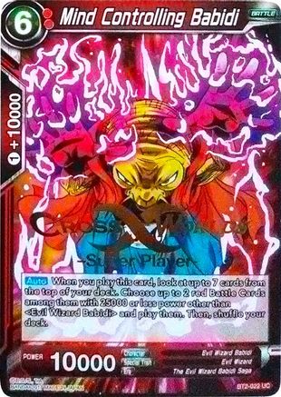 Image of Mind Controlling Babidi (Super Player Stamped) (BT2-022) - Tournament Promotion Cards