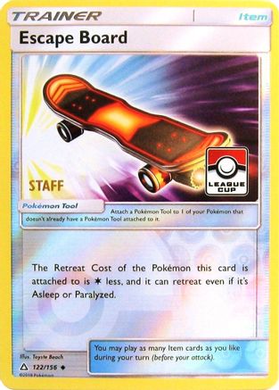 Image of Escape Board 122/156  - Reverse Holofoil League & Championship Cards - Promo