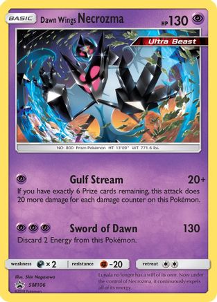 Image of Dawn Wings Necrozma SM106  - Holofoil SM Promos - Promo