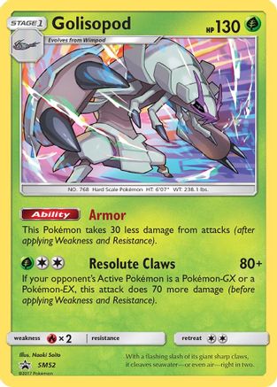 Image of Golisopod SM52  - Holofoil SM Promos - Promo