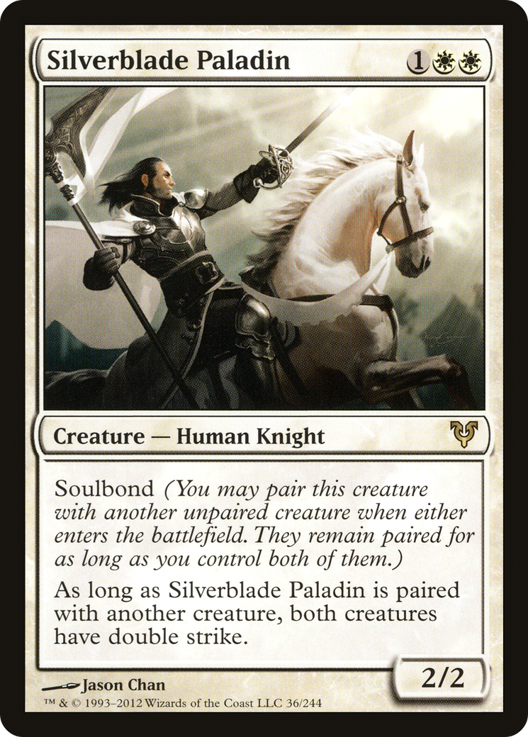 Image of Silverblade Paladin (AVR-036) - Avacyn Restored