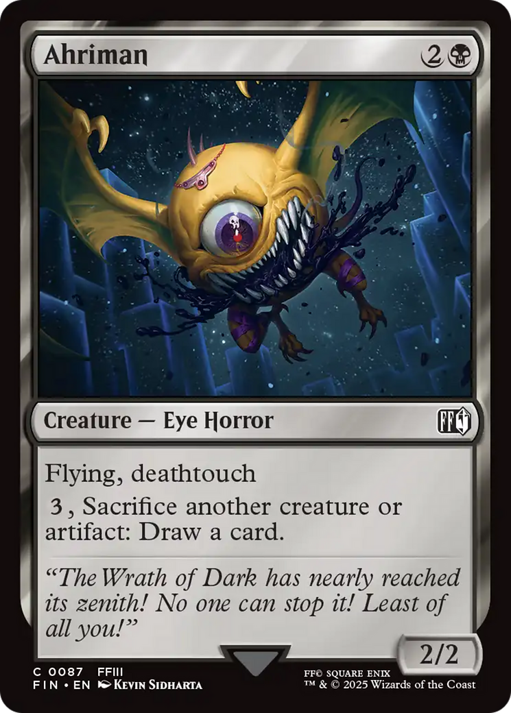Image of Ahriman (FIN-087) - FINAL FANTASY Foil