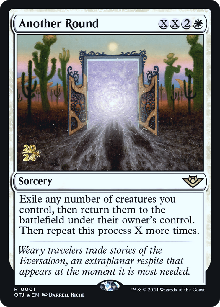 Image of Another Round (PRE-001) - Outlaws of Thunder Junction Promos Foil
