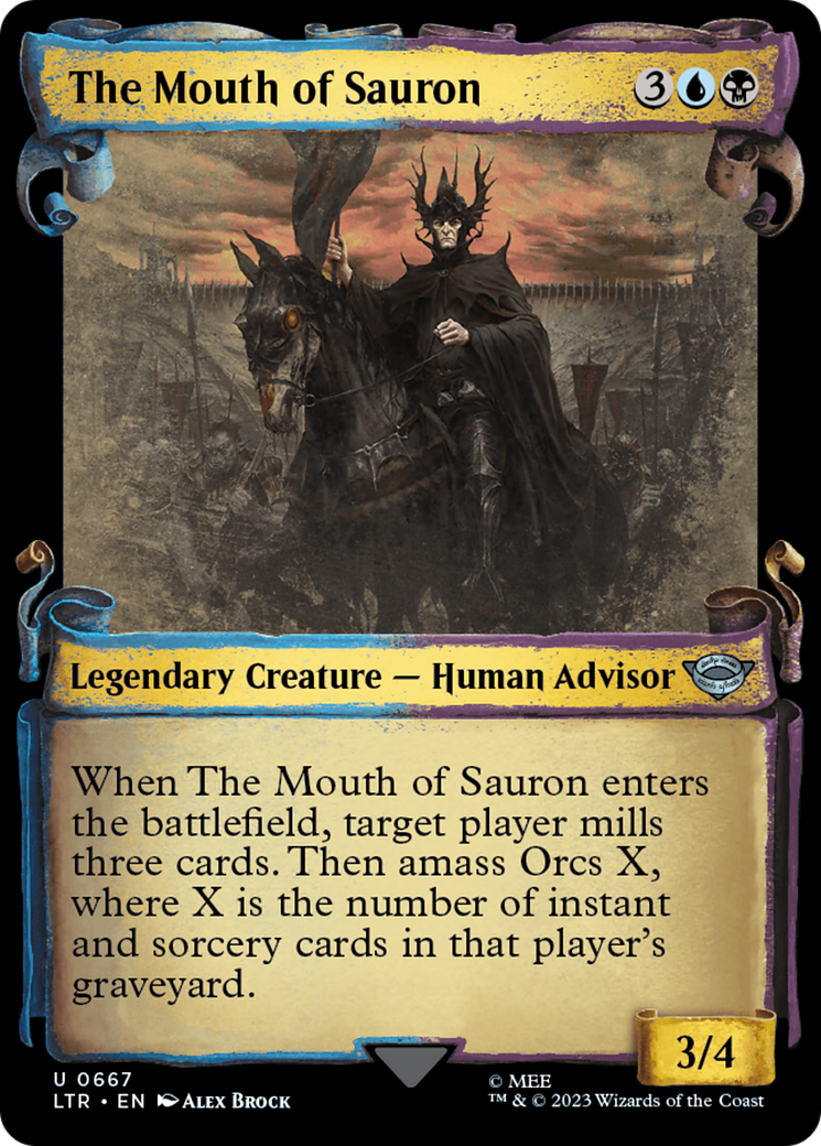 Image of The Mouth of Sauron (Showcase Scrolls) (LTR-667) - The Lord of the Rings: Tales of Middle-earth: (Showcase)