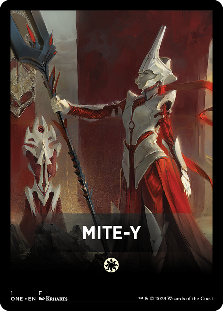 Image of Mite-y (FONE-001) - Phyrexia: All Will Be One Jumpstart Front Cards