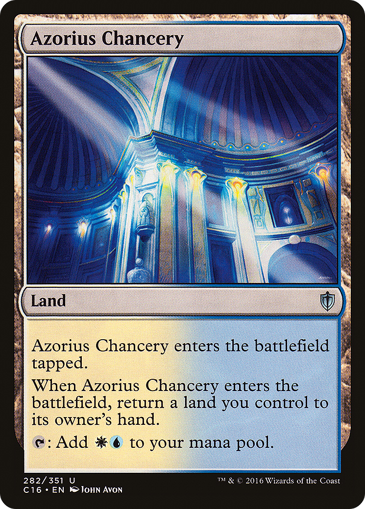 Image of Azorius Chancery (C16-282) - Commander 2016