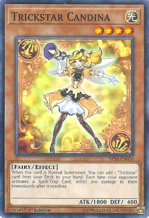 Image of Trickstar Candina (SP18-EN020) - Star Pack VRAINS 1st Edition