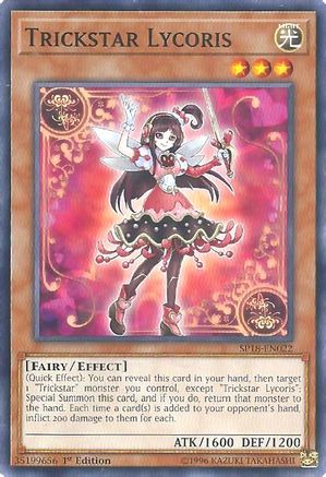 Image of Trickstar Lycoris (SP18-EN022) - Star Pack VRAINS 1st Edition