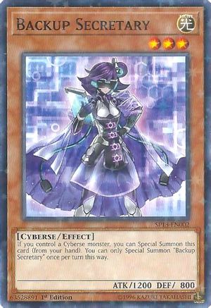 Image of Backup Secretary (Starfoil) (SP18-EN002) - Star Pack VRAINS 1st Edition
