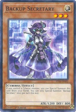 Image of Backup Secretary (SP18-EN002) - Star Pack VRAINS 1st Edition